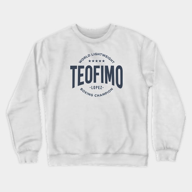 Teofimo Lopez Crewneck Sweatshirt by Infectee